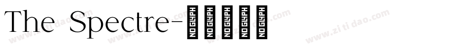 The Spectre字体转换